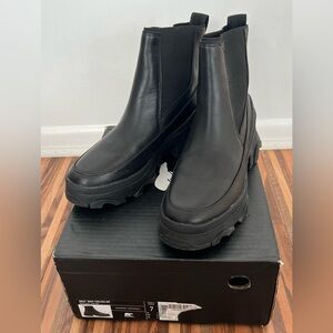 Sorel Black Waterproof Brex Chelsea Boots